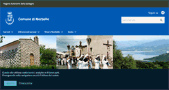 Desktop Screenshot of comune.norbello.or.it